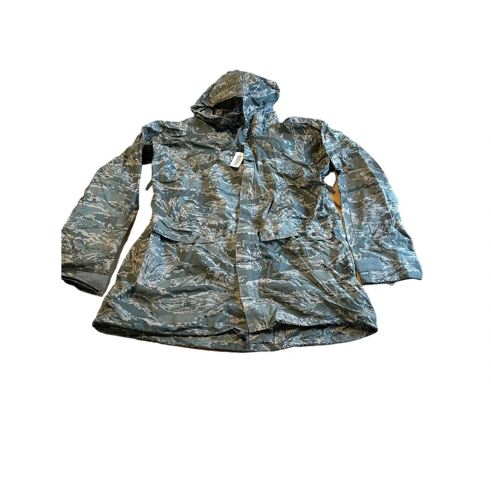 ORC Industries Parka Improved Rainsuit Jacket Men's Small Green‎ Camouflage